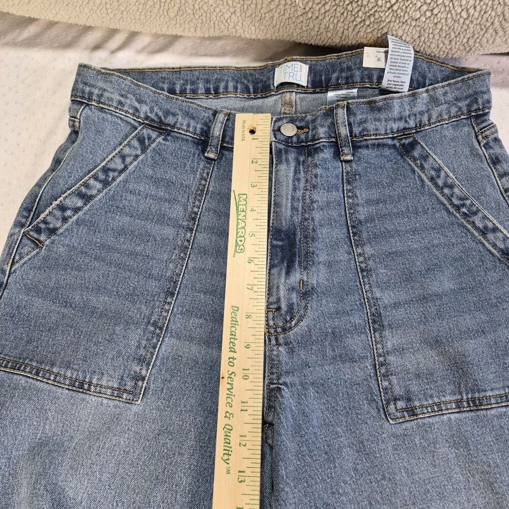 Time and Tru Light Blue Wide Leg Jeans - Picture 8 of 13